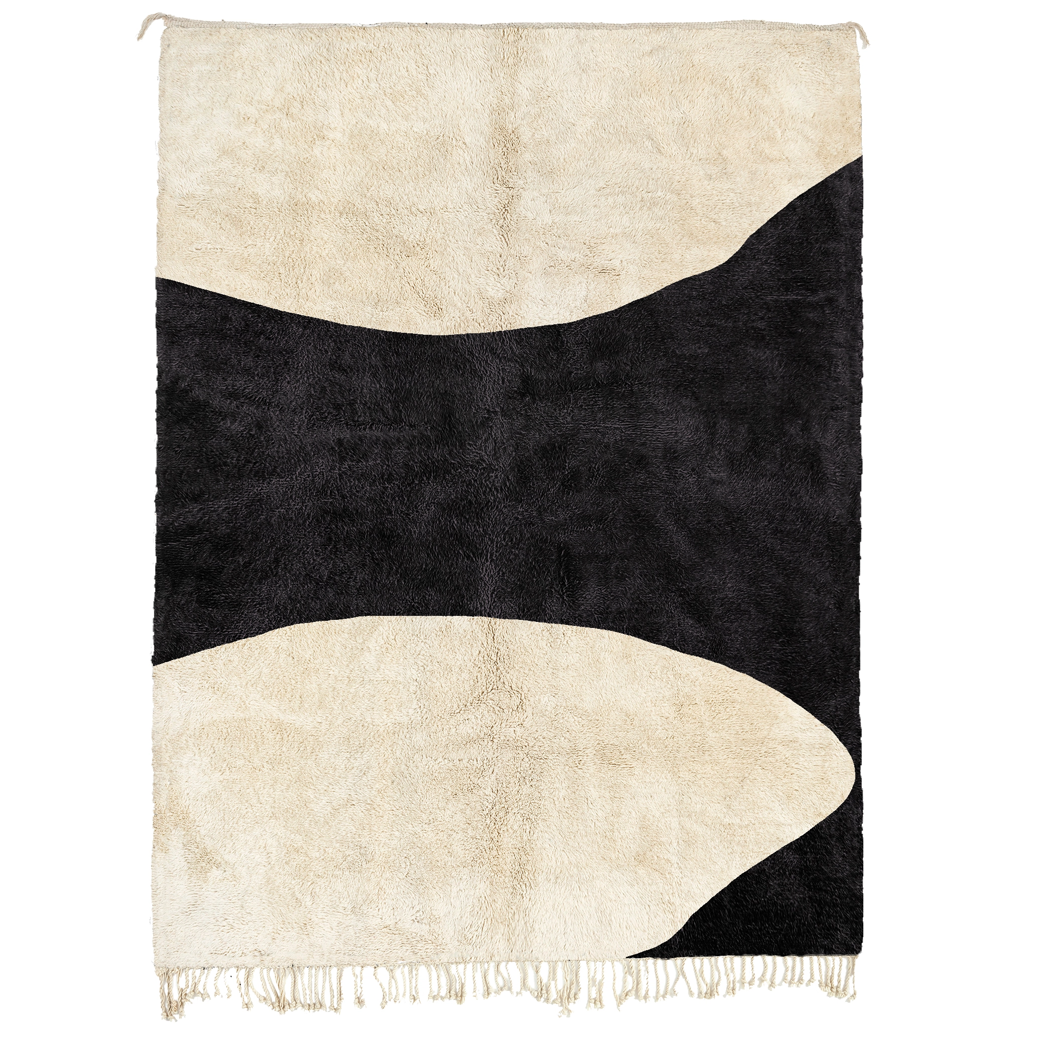 Black & White Moroccan Rug