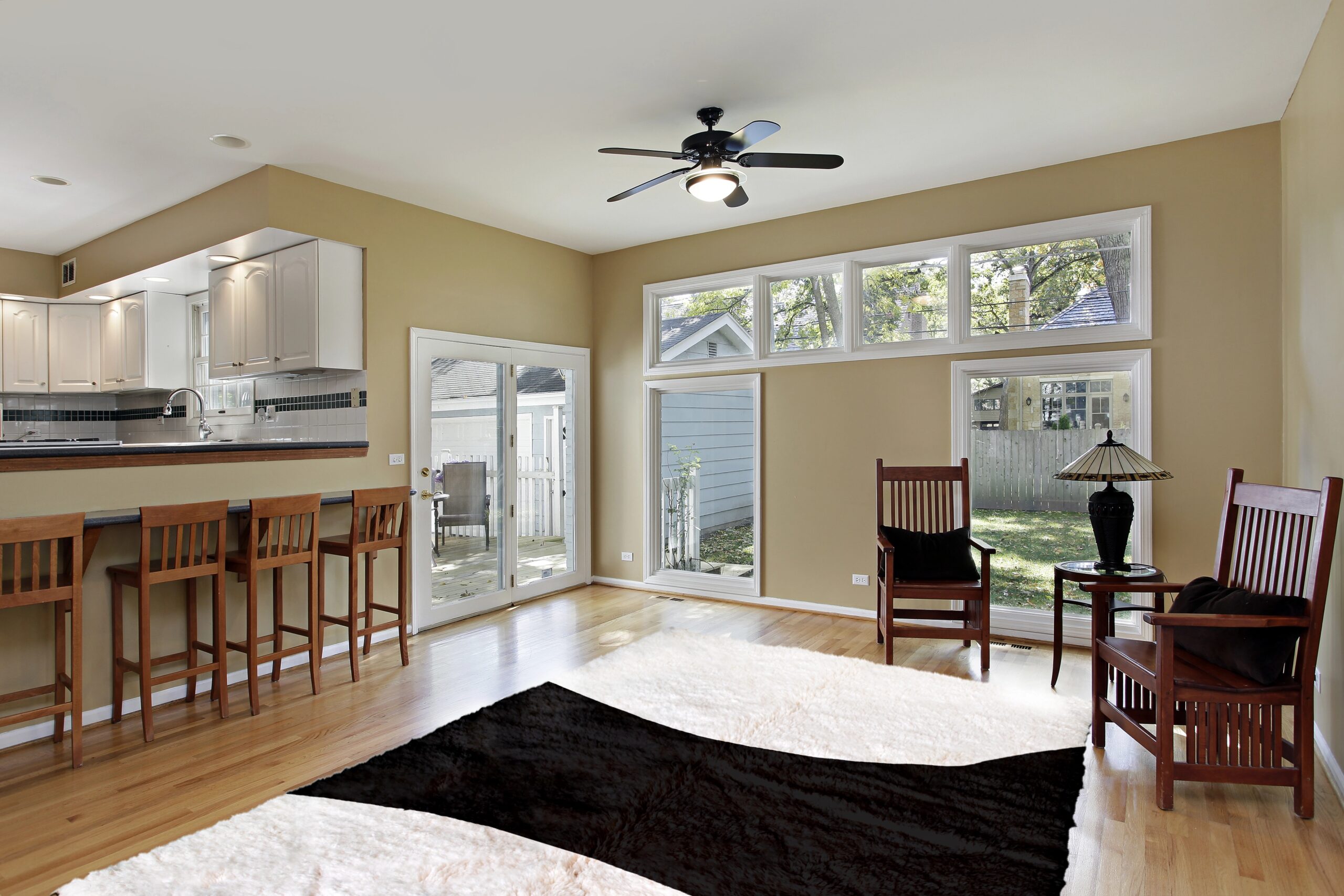 Black & White Moroccan Rug