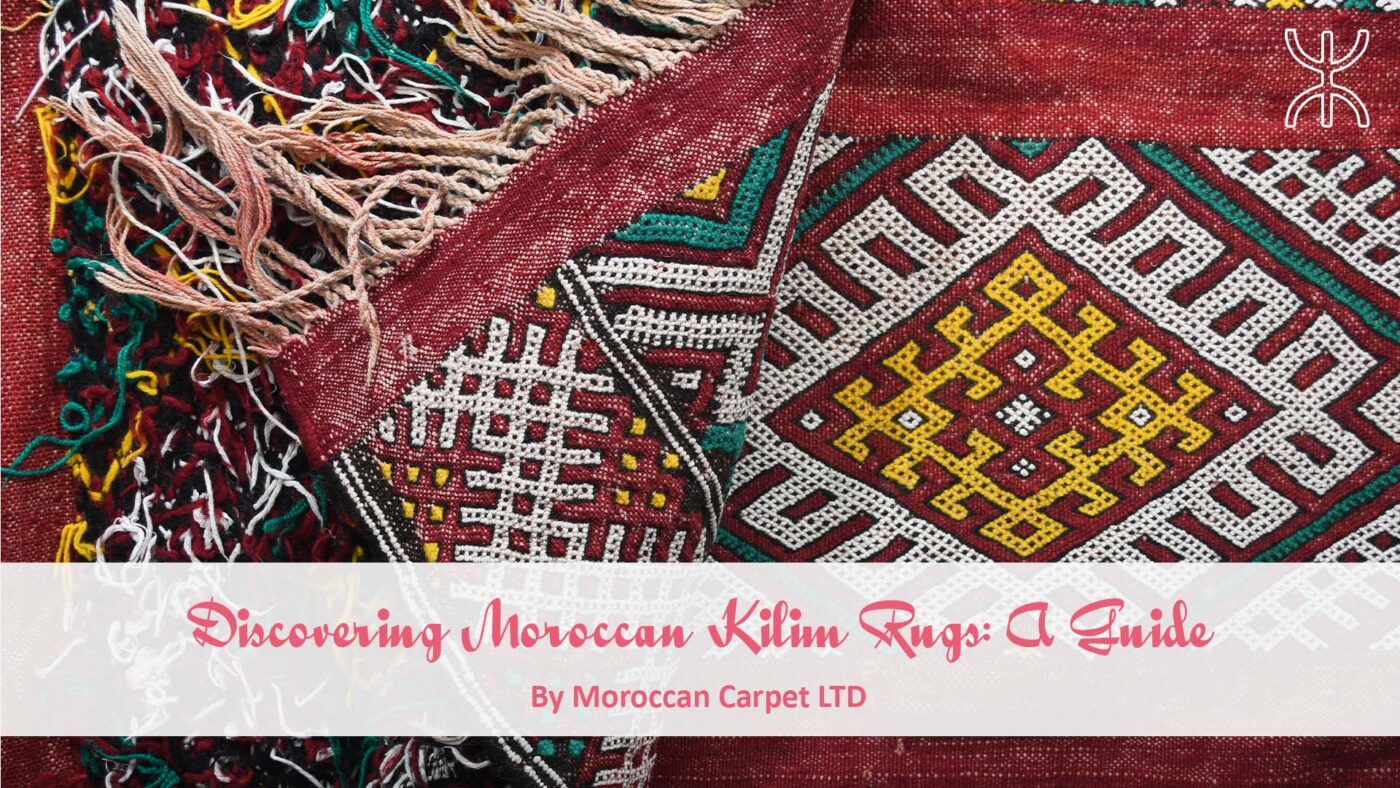 a red and green embroidered bag with a white and yellow design. Discovering Moroccan Kilim Rugs A Guide