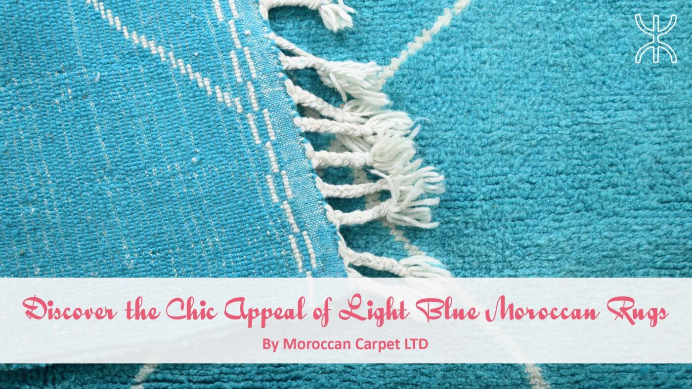 how to clean a rug. Discover the Chic Appeal of Light Blue Moroccan Rugs 01