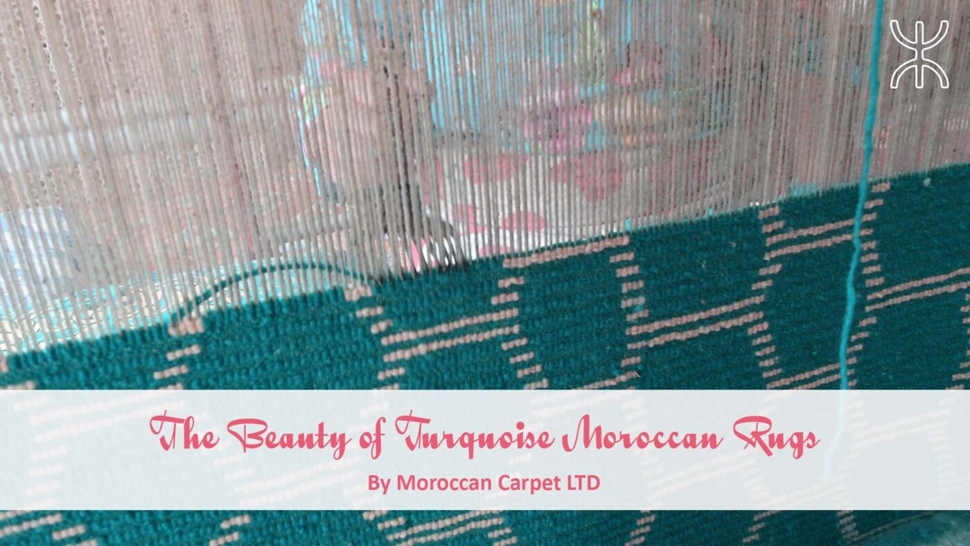 the easy way to make a modern wall hanging. The Beauty of Turquoise Moroccan Rugs 01