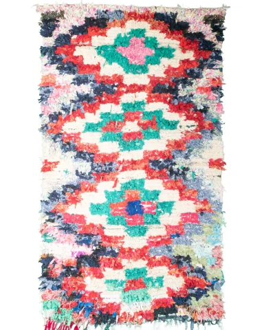 a colorful rug with a large, colorful pattern. AZL-003_RN_203-112 (1)