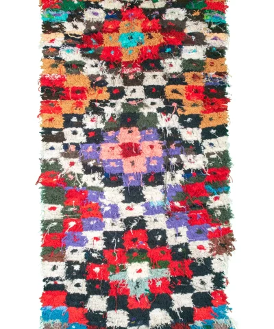 a multi colored rug with a white background. AZL-006_RN_196-098 (1)