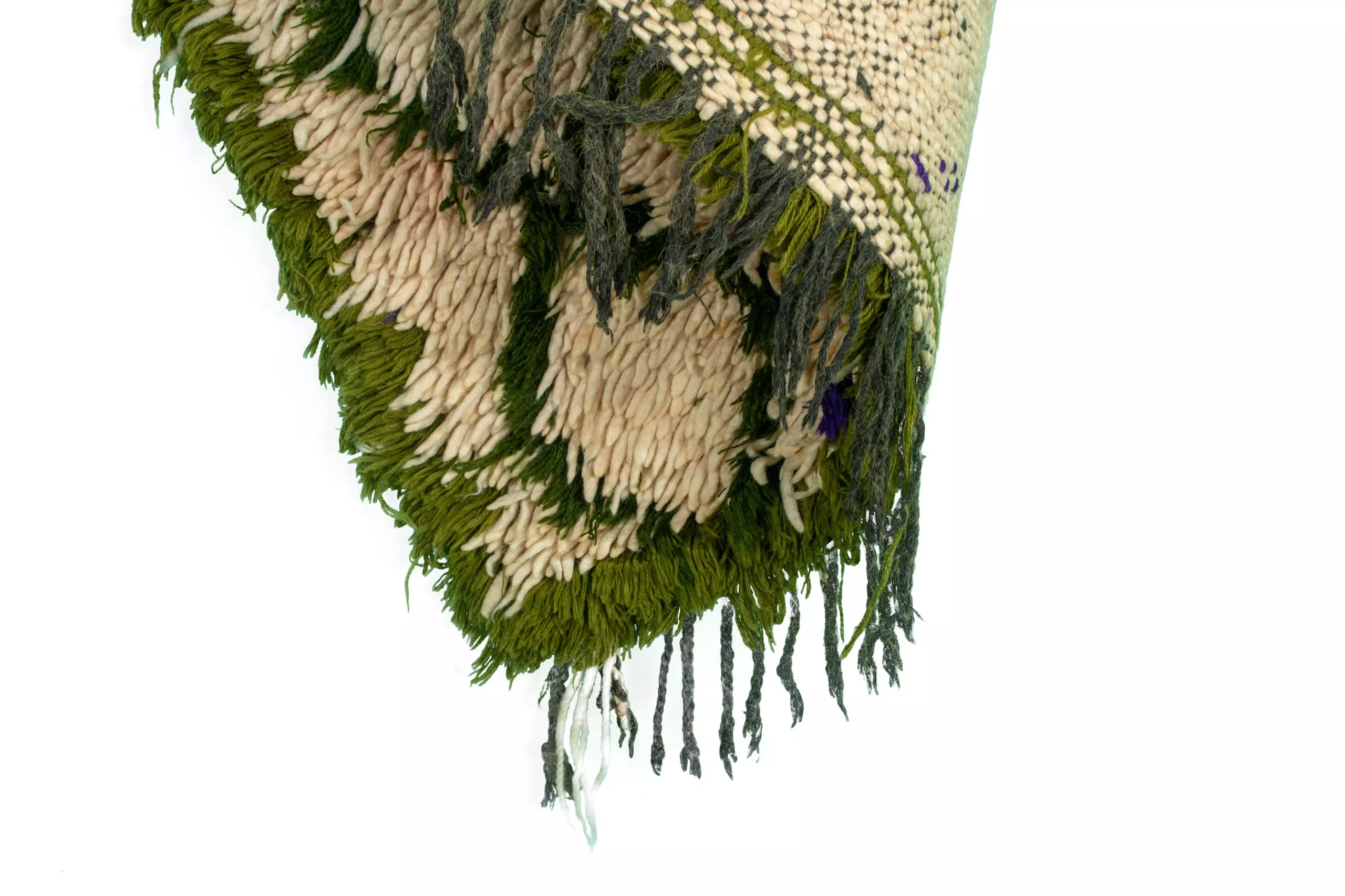 سجادة مخططة بالألوان