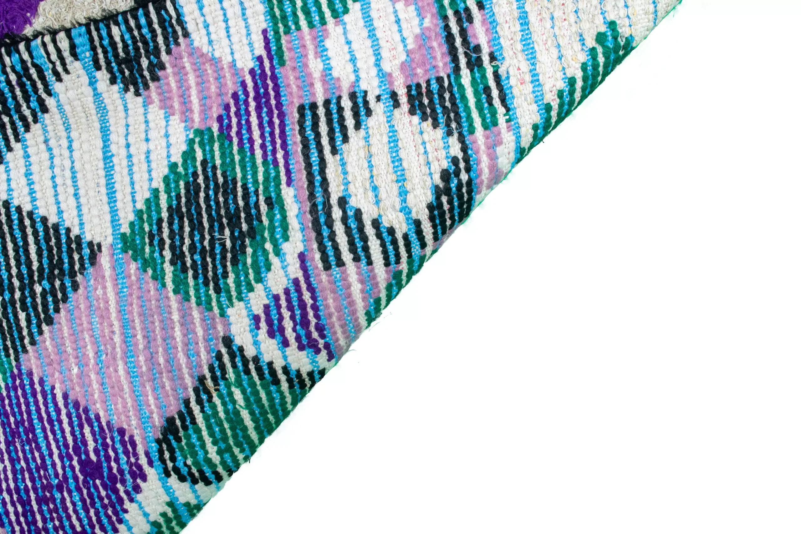 سجادة قماش معاد تدويره