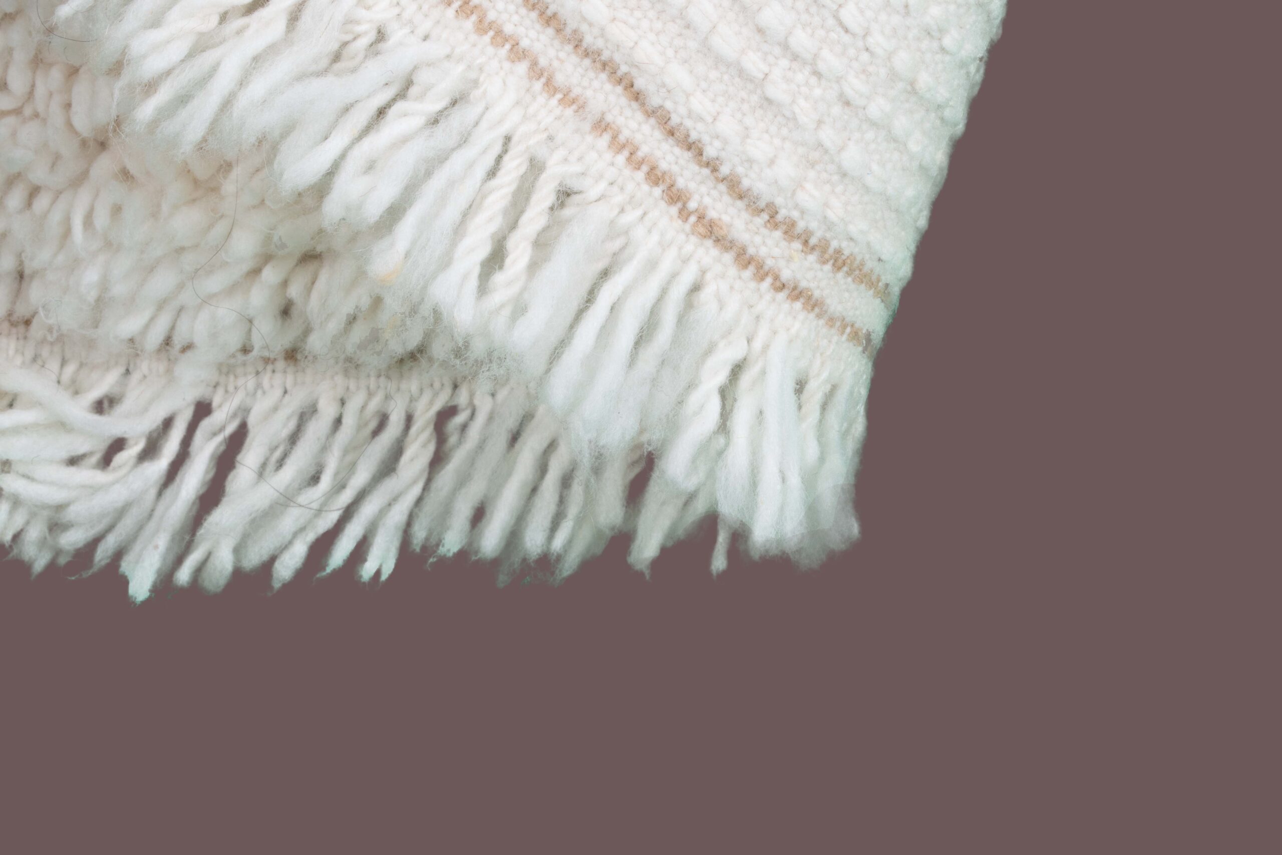 سجادة بيضاء