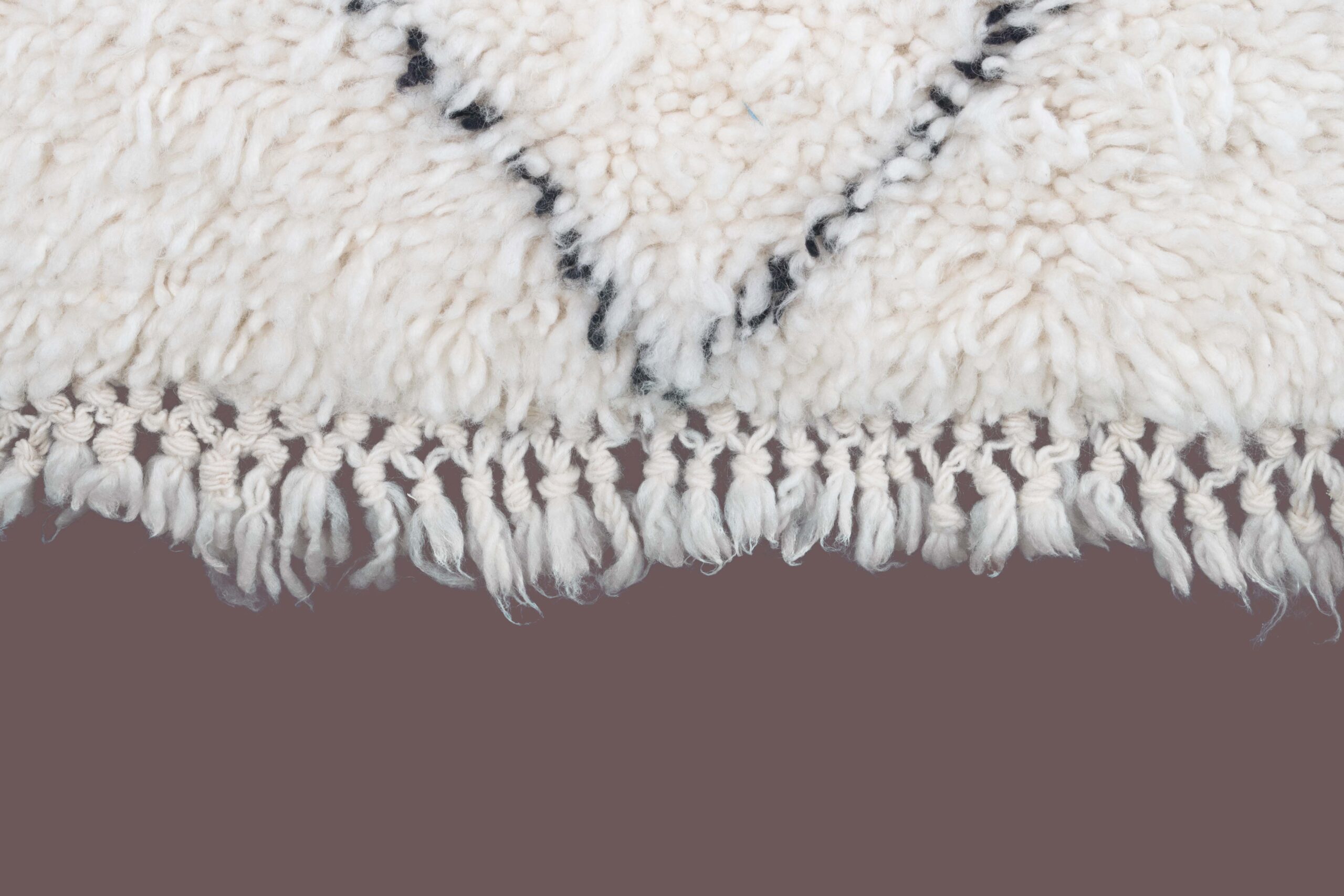 Коврик из половинок лозенгов