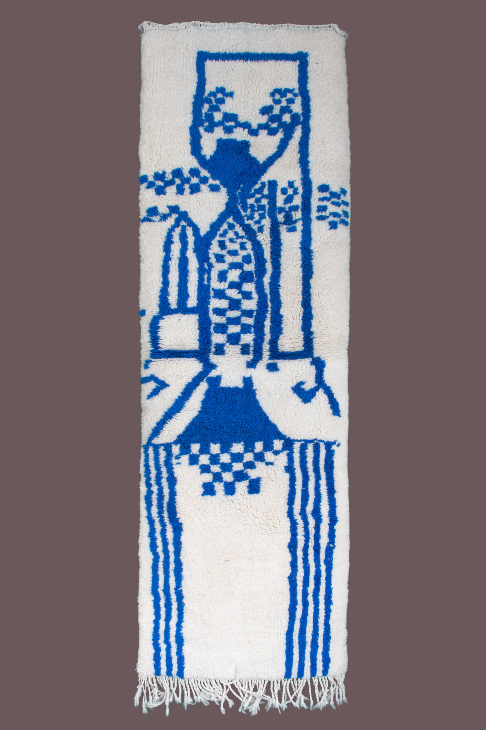 青と白の紅桜林