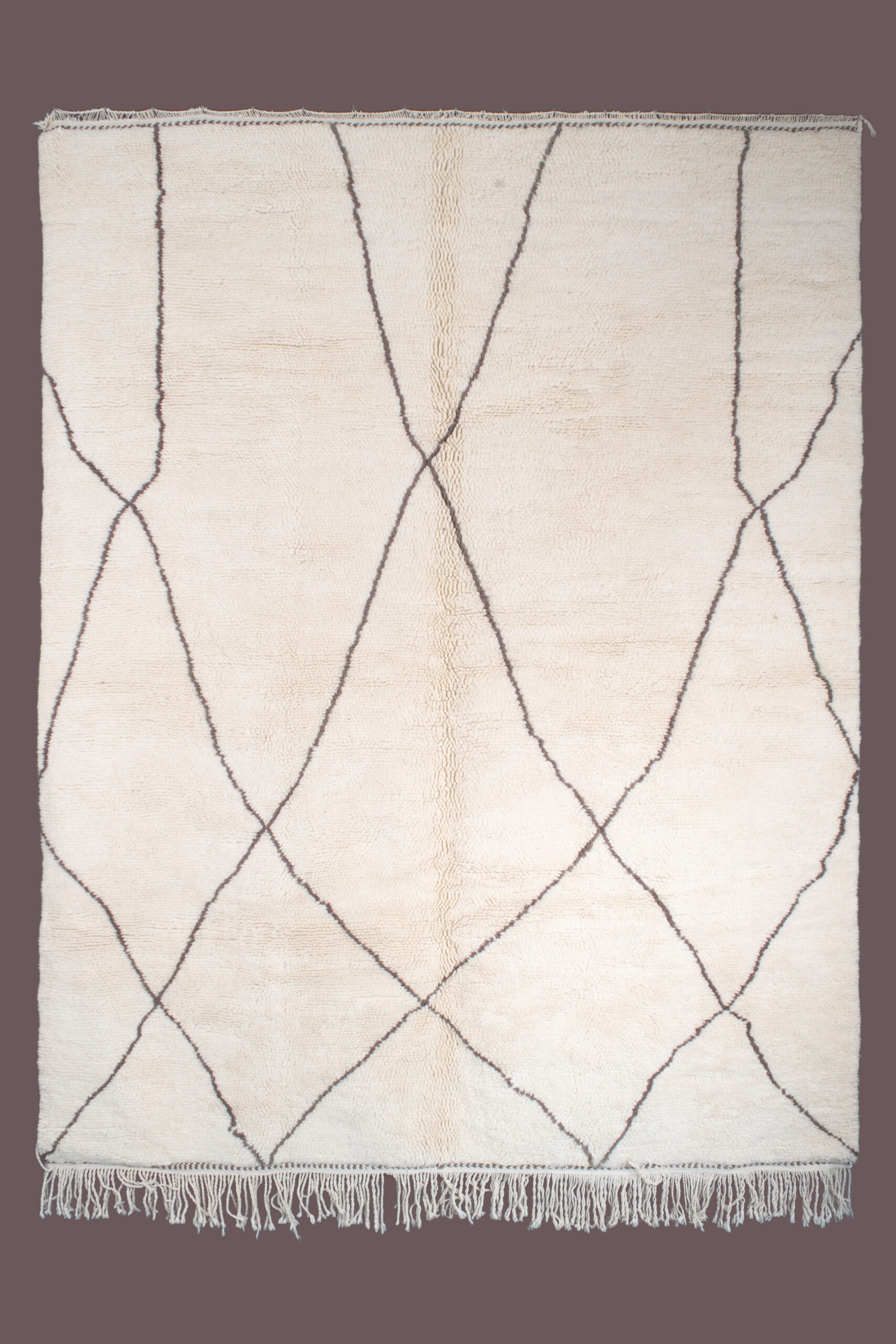 White Beni Ourain Rug