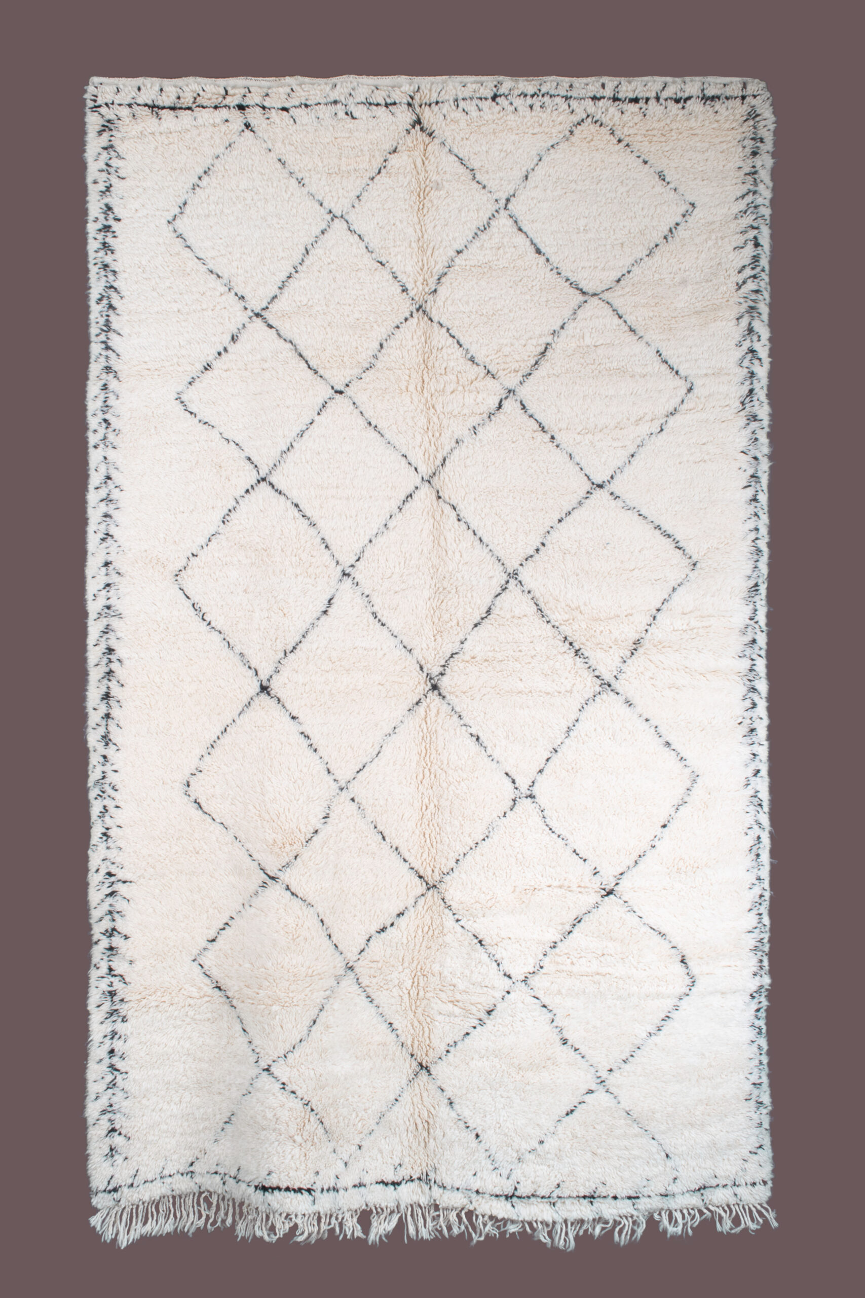 White Beni Ourain Rug