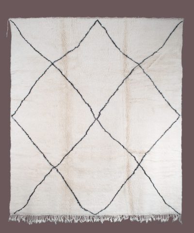 White Beni Ourain Rug