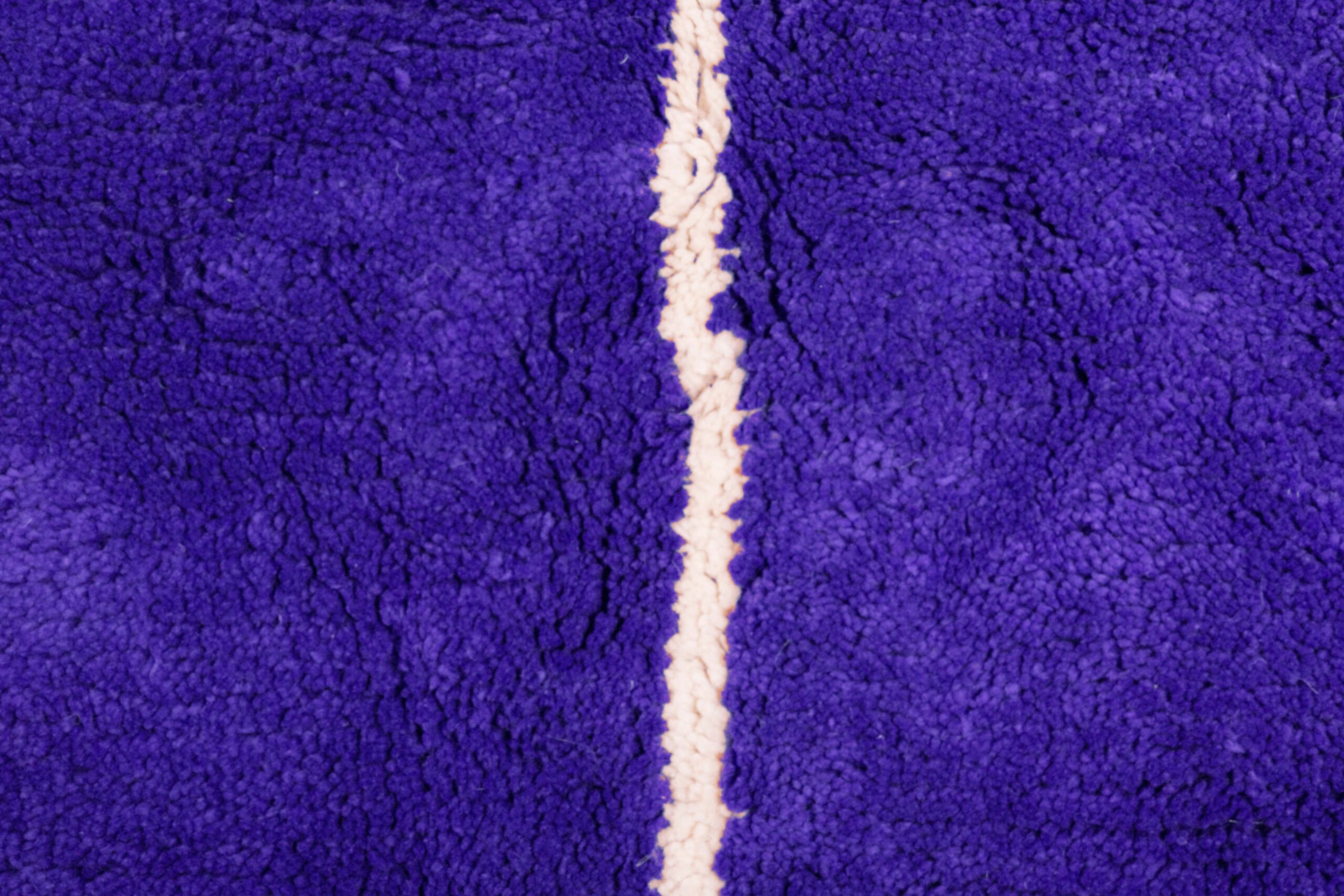 a purple rug with a white stripe. VIN0183_PR-19_W-40 (5)