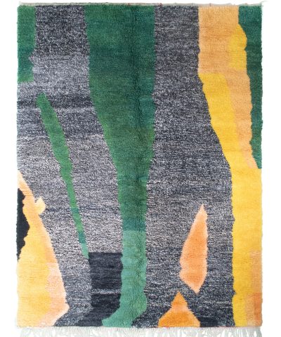 a rug with a multi colored pattern. VINX11_BK-39_W-40_YL-16_GR-10_GR-11_OR-24 (1.1)