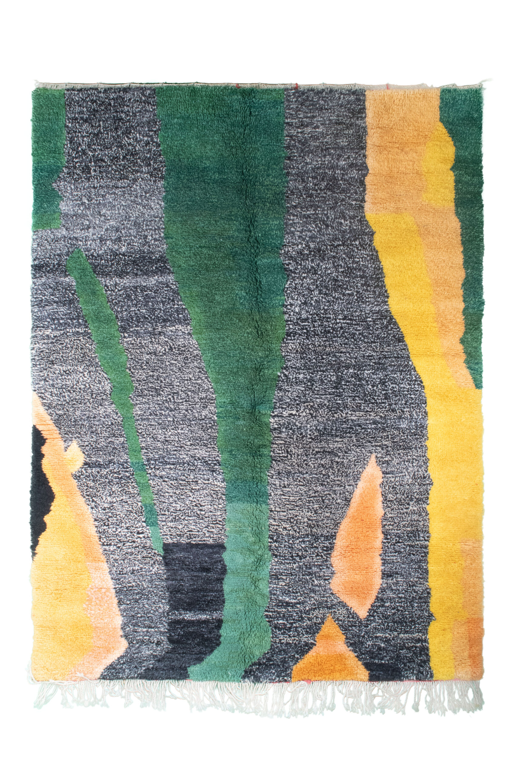 a rug with a multi colored pattern. VINX11_BK-39_W-40_YL-16_GR-10_GR-11_OR-24 (1.1)