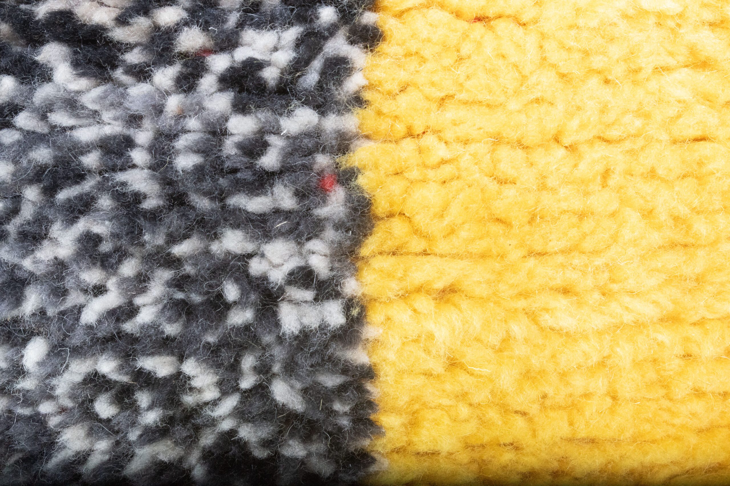 a close up of a yellow and black rug. VINX11_BK-39_W-40_YL-16_GR-10_GR-11_OR-24 (9)
