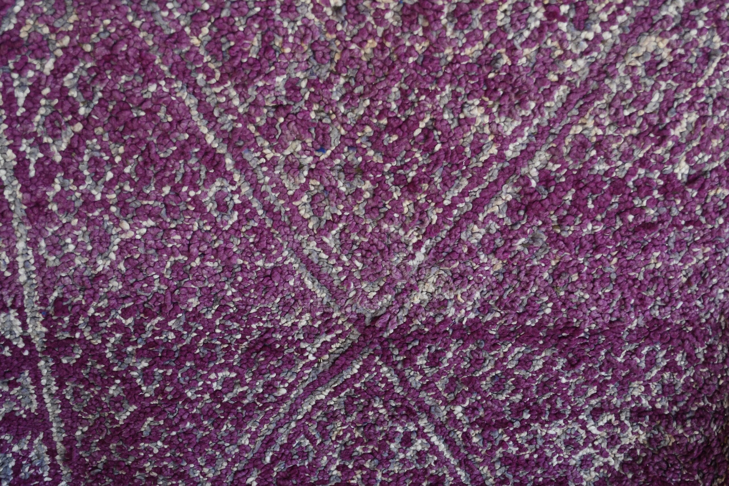 a purple and white rug with a pattern. il_fullxfull.6017189798_6awp.jpg