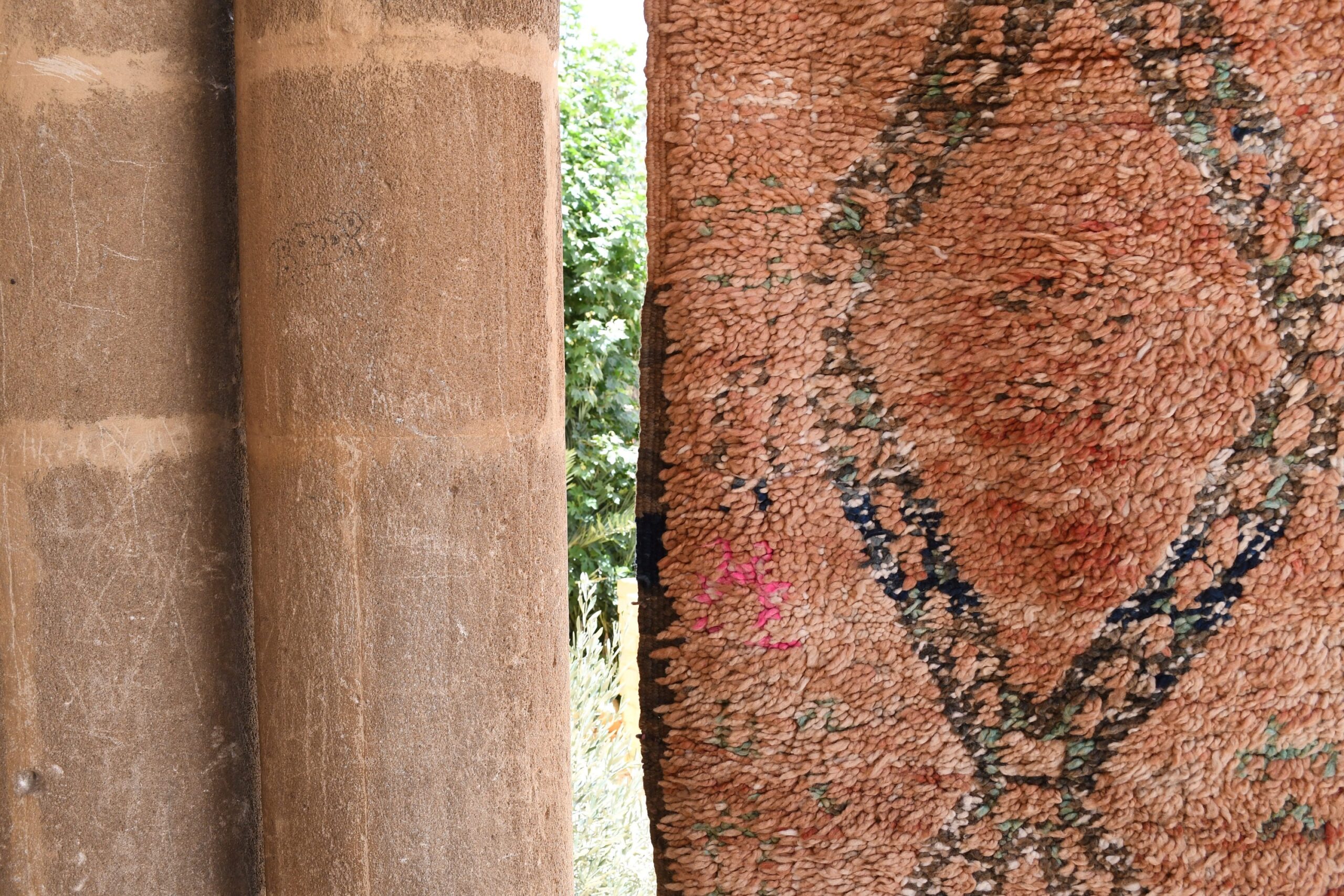 a cat sitting on a rug in a room. il_fullxfull.6017456682_8wuz.jpg