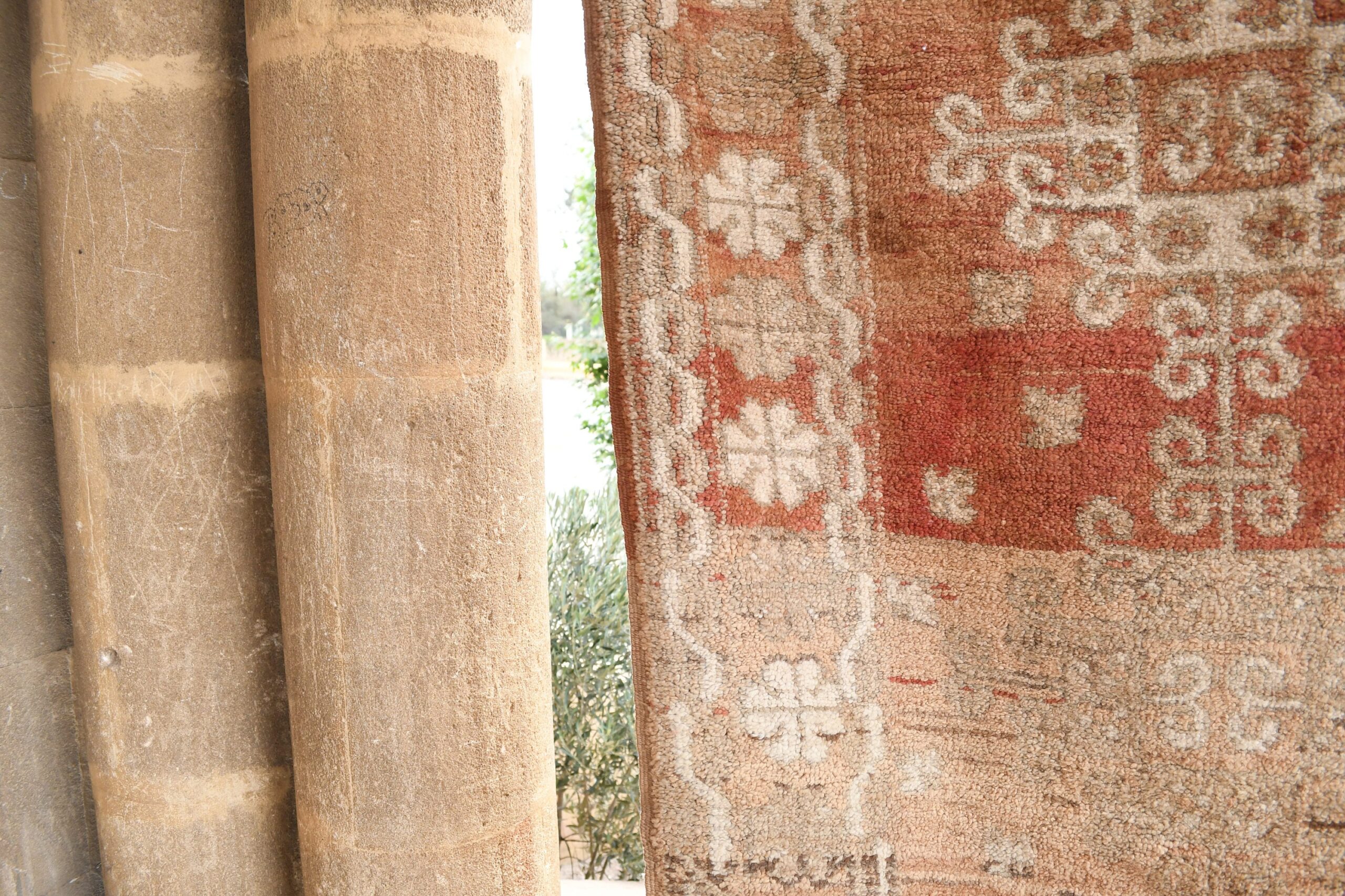 a cat sitting on a rug in a room. il_fullxfull.6017503712_pws7.jpg