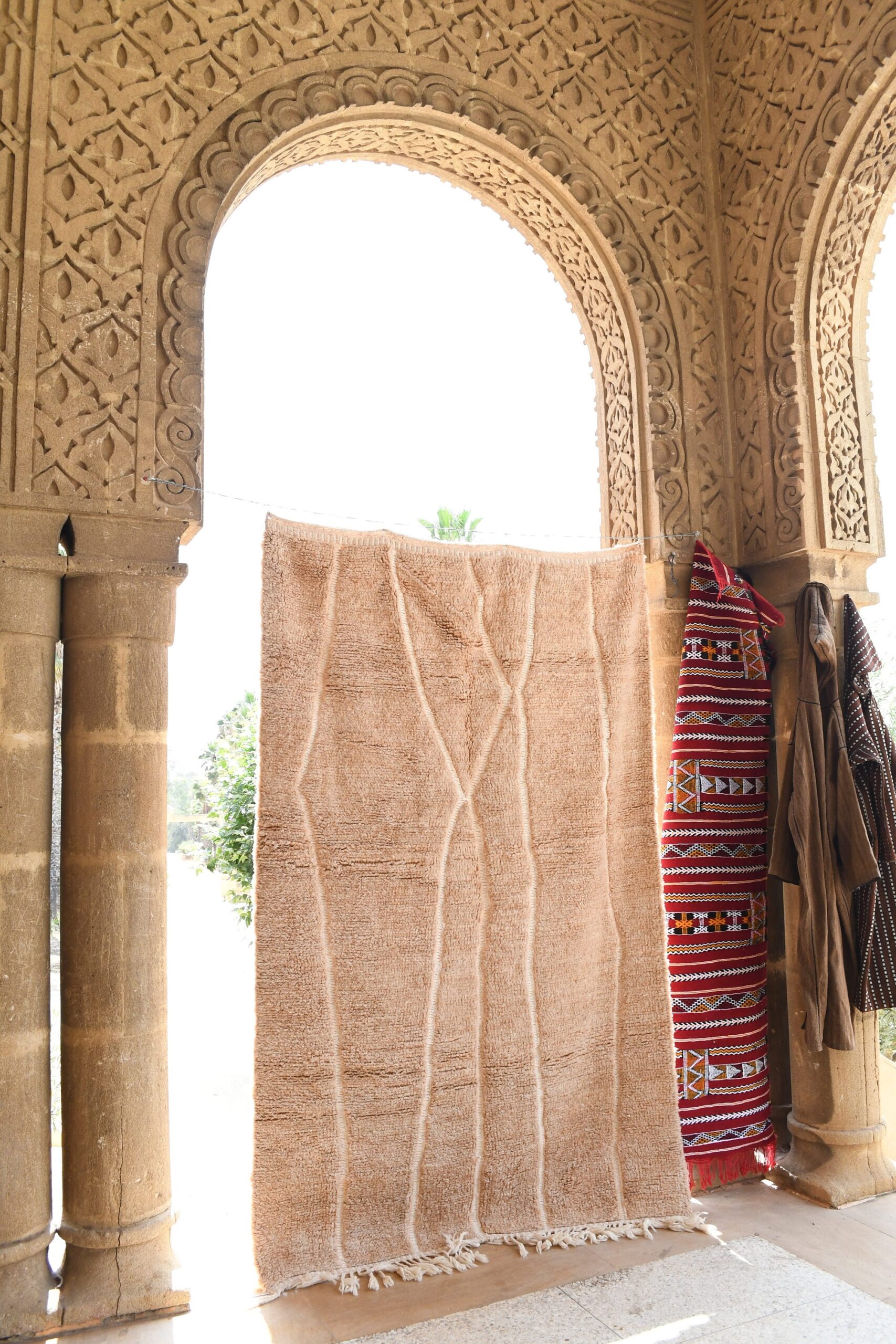 a large rug is hanging on a wall. il_fullxfull.6036472846_aq3r.jpg