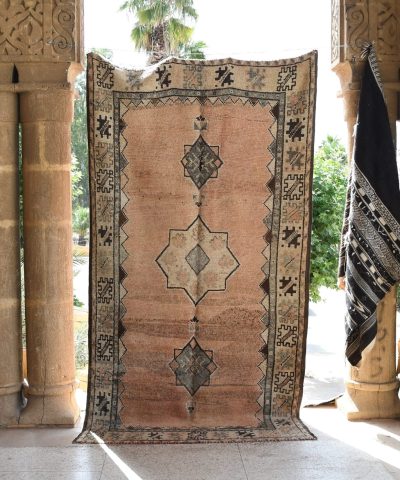 a large rug is on display in a room. il_fullxfull.6065251311_r29l.jpg