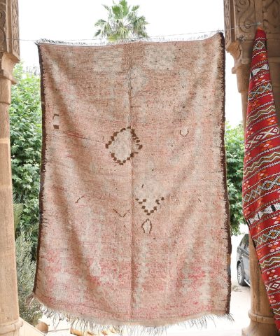 a red and white rug hanging on a wall. il_fullxfull.6065554155_92o0.jpg