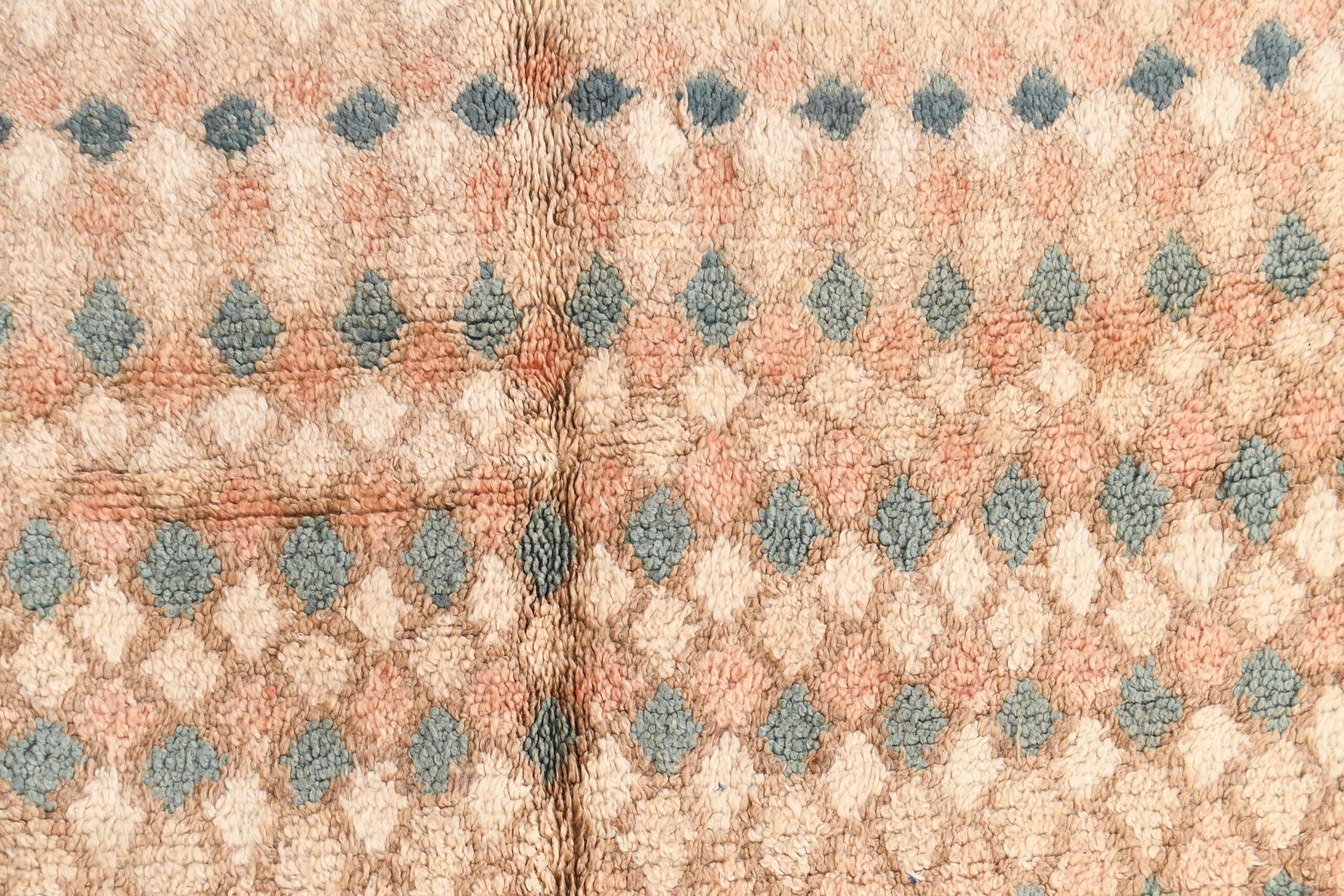 a rug with a pattern of small blue and pink flowers. il_fullxfull.6065570693_lad6.jpg