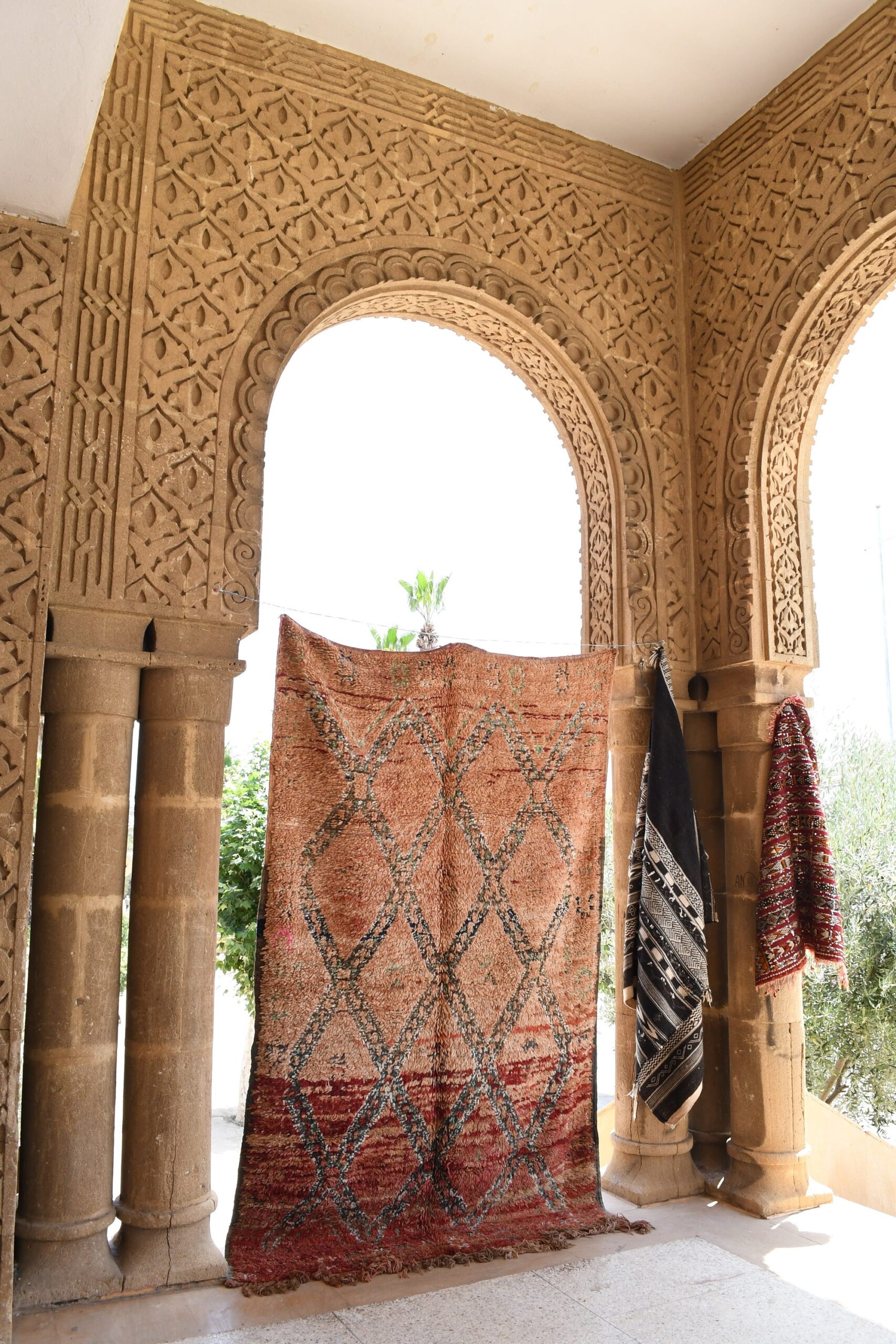 a large rug hanging on a wall. il_fullxfull.6071201847_se9a.jpg