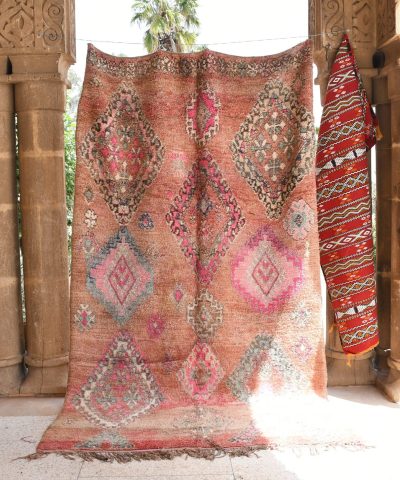 a pink and red rug. il_fullxfull.6073940493_8568.jpg