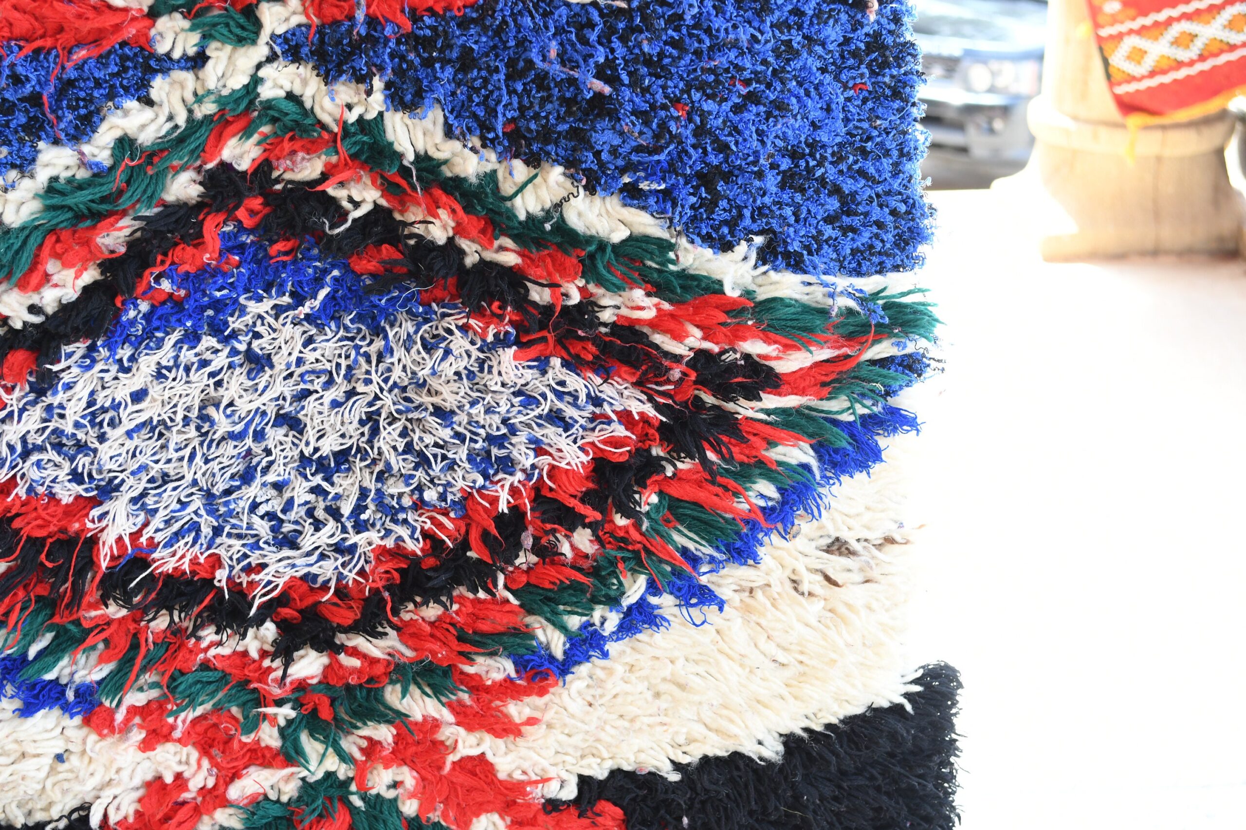 a pile of red, white and blue rugs. il_fullxfull.6076168439_rm92.jpg