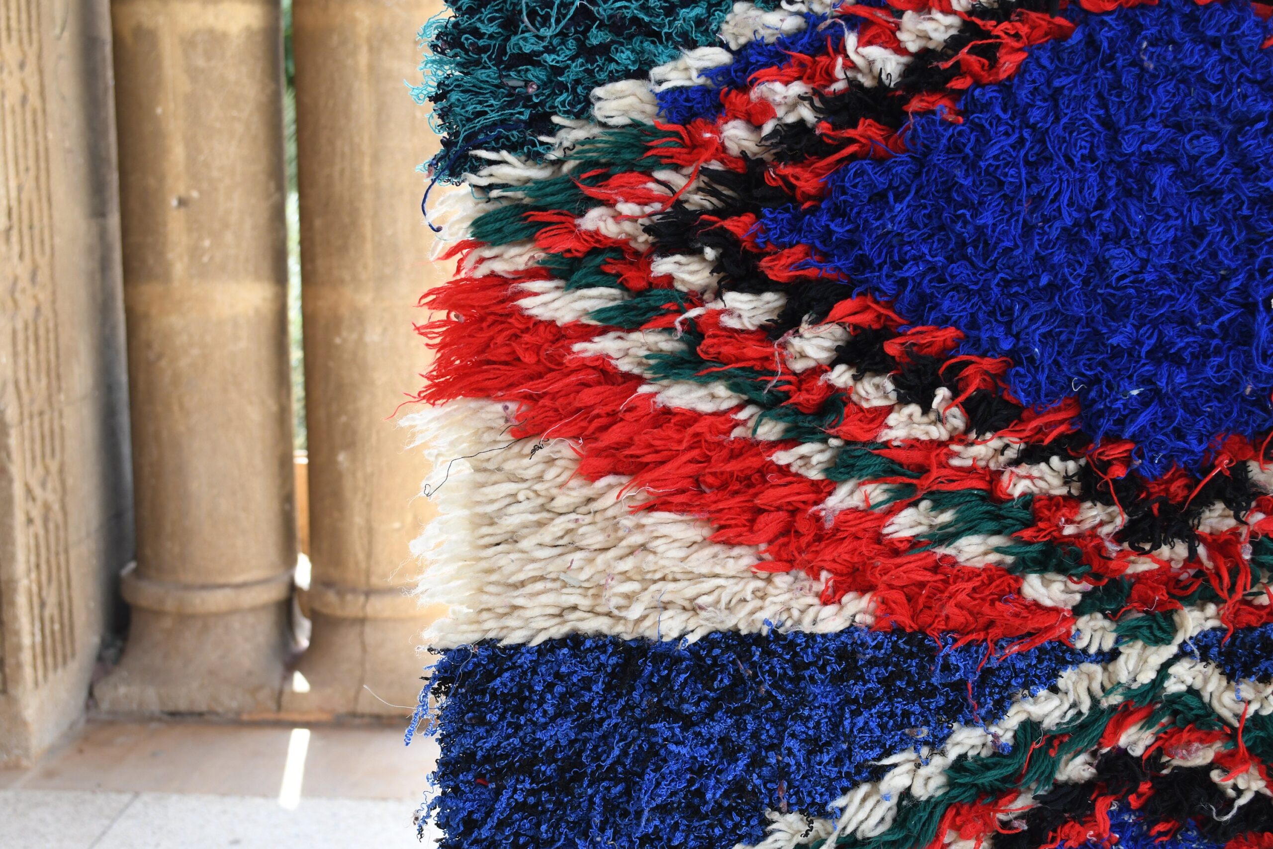 a close up of a rug with a cat on it. il_fullxfull.6076168537_jvku.jpg