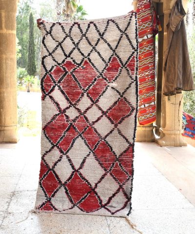 a red and white rug on a floor. il_fullxfull.6076180499_qs7i.jpg