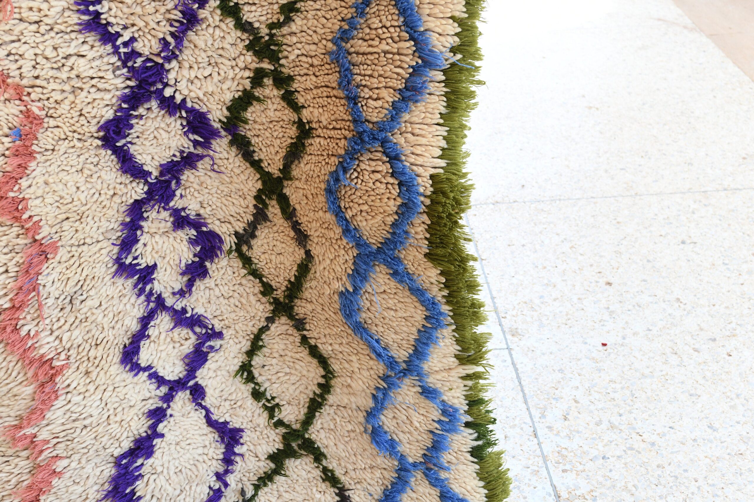 a colorful rug on the ground. il_fullxfull.6076195855_ly64.jpg