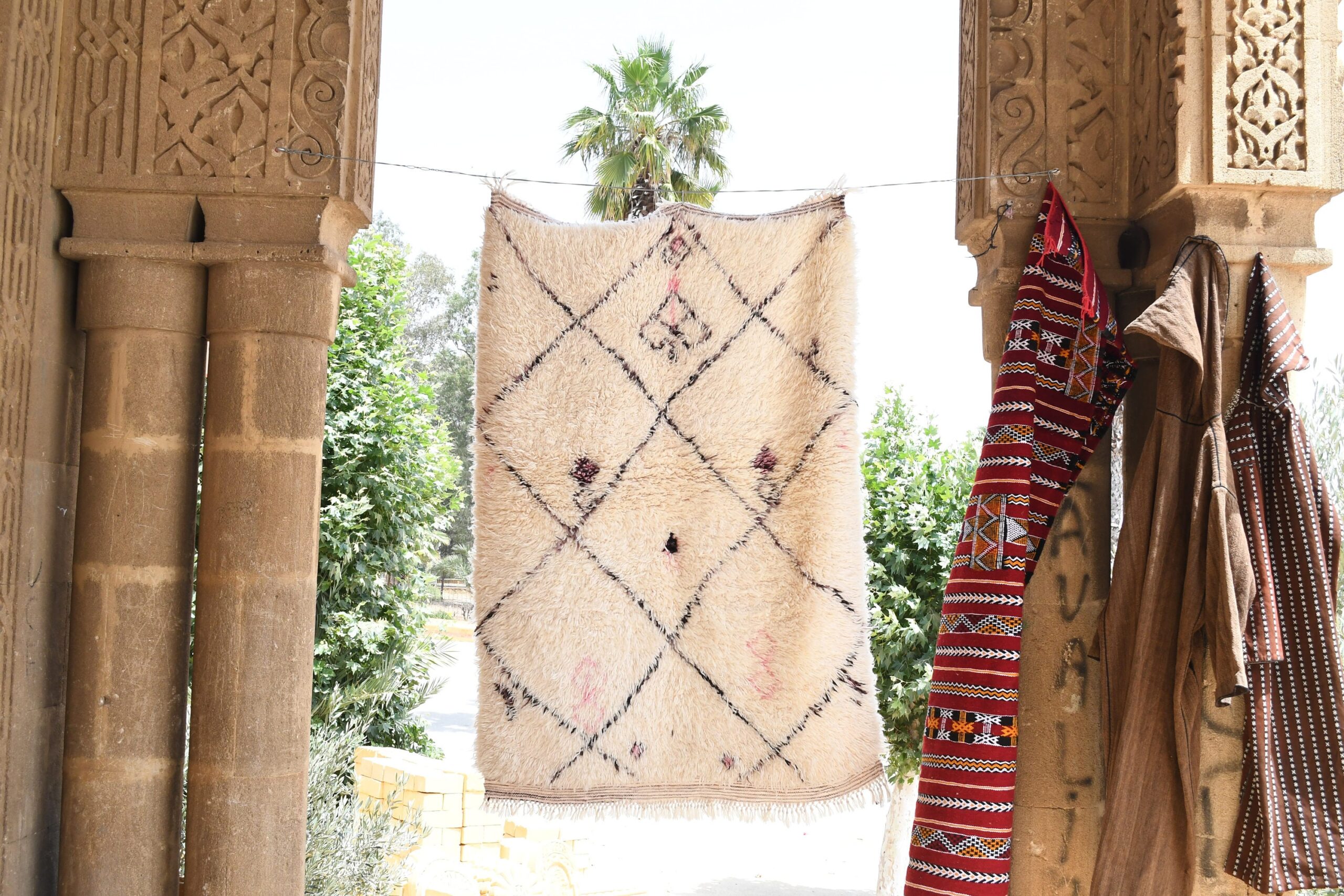 a couple of clothes hanging on a clothes line. il_fullxfull.6083149637_jlle.jpg