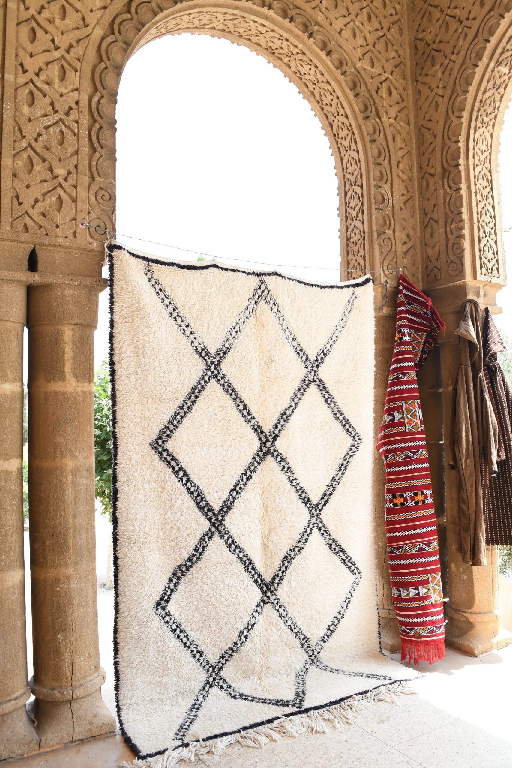 a woman standing in front of a large rug. il_fullxfull.6084512997_fyb9.jpg