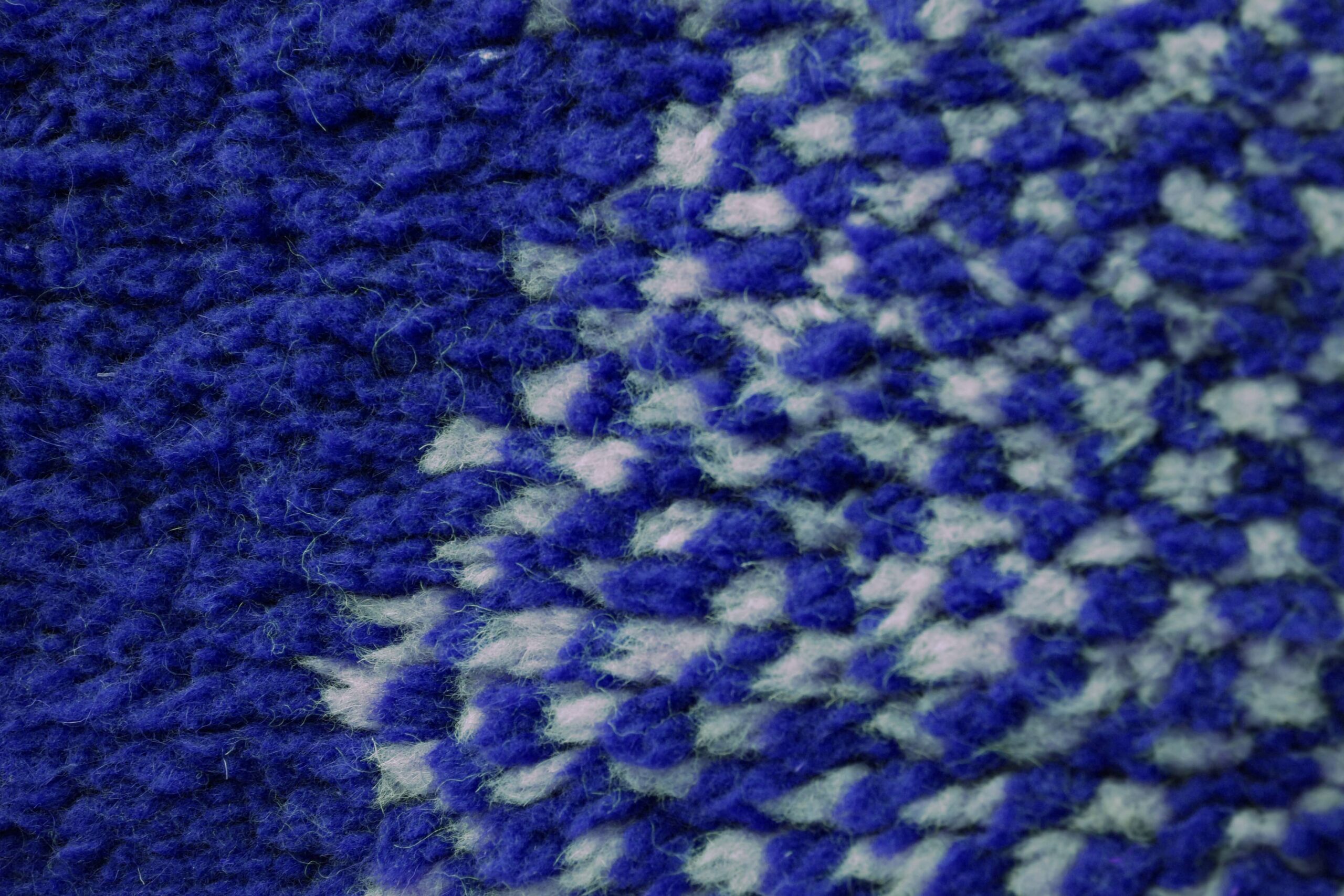 Modern Beni Ourain Moroccan Rug 200x300 cm Dark Blue Geometric Pattern - Image 7