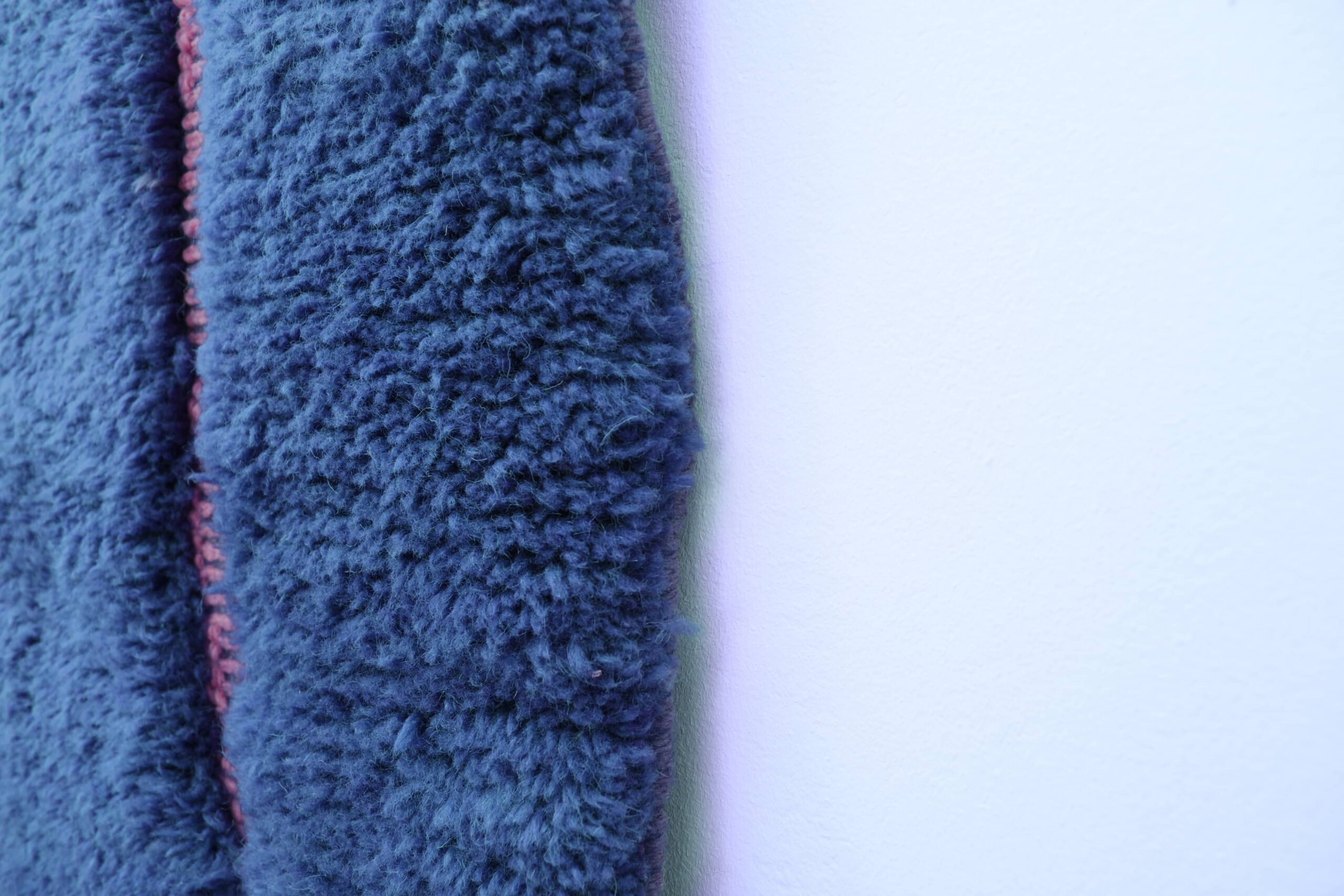 Handmade Mrirt Moroccan Wool Rug - Dark Blue, 200x300 cm, Unique Design - Image 5