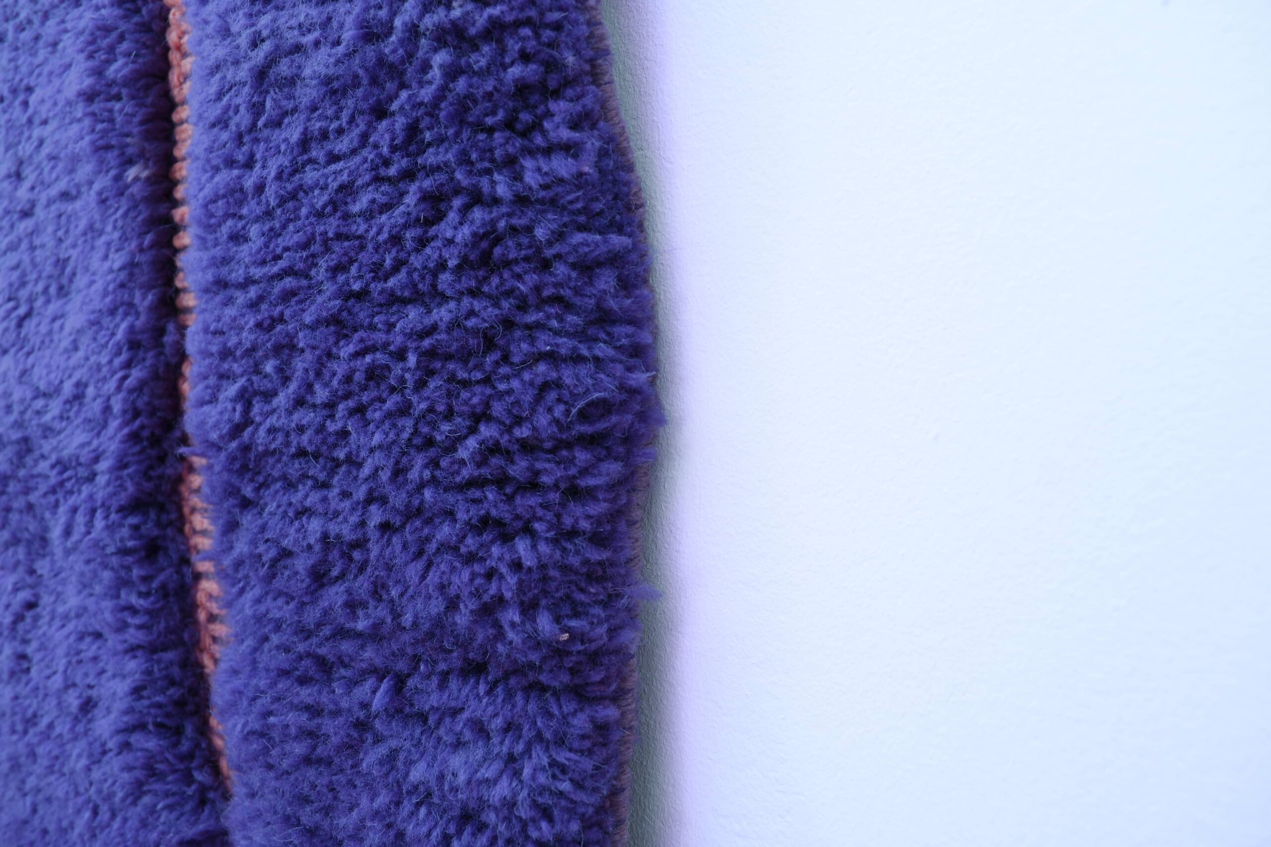 Elegant Dark Purple Mrirt Moroccan Wool Rug 200x300cm - Handmade Artistry - Image 5