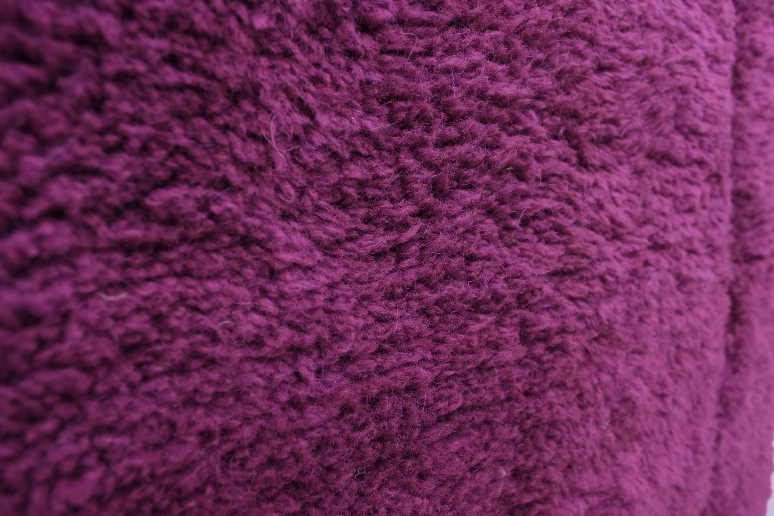 Handmade Moroccan Mrirt Rug 200x300cm Wool Dark Pink Wavy Design - Image 10