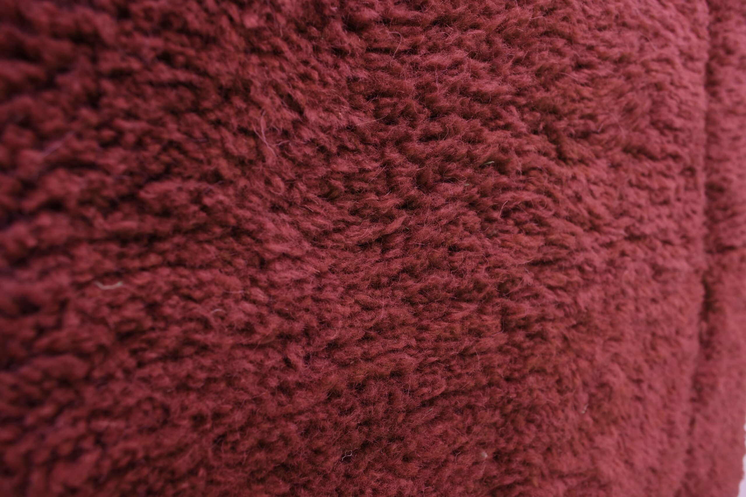 Handmade Dark Red Mrirt Moroccan Wool Rug 200x300cm - Elegant Green Accents - Image 10