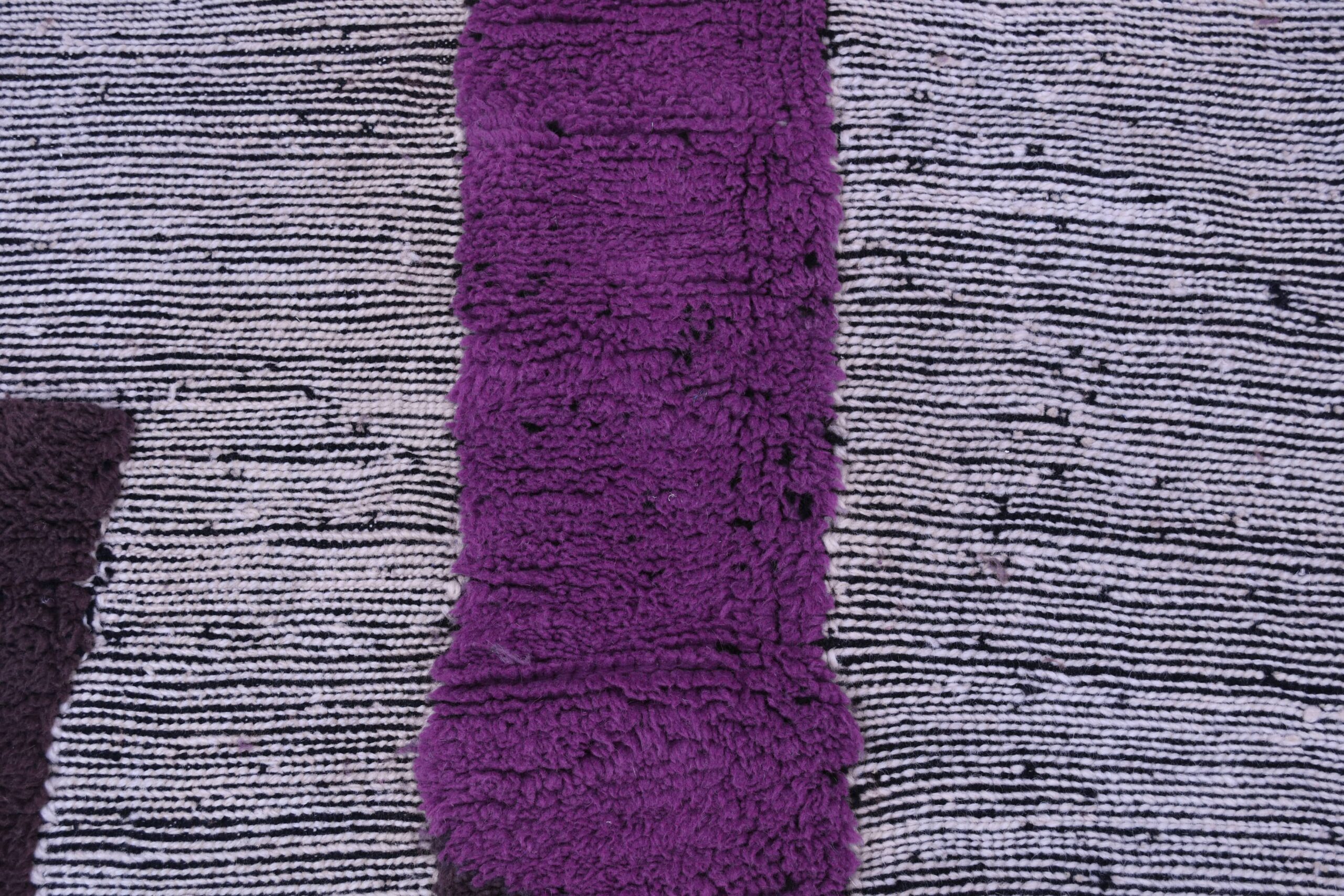 Handmade Mrirt Moroccan Wool Rug 200x300cm - Modern Geometric Design - Image 6