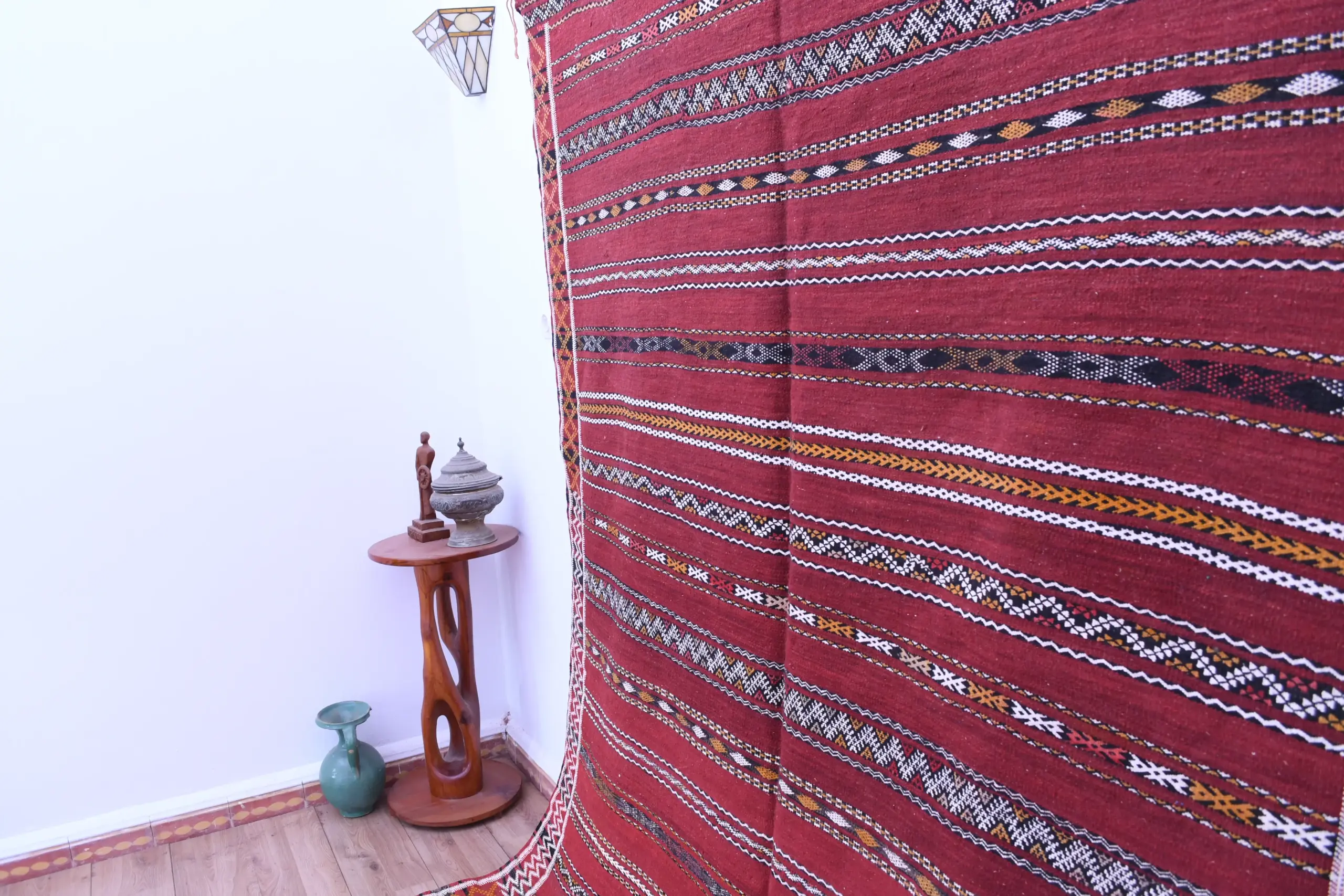 Handmade Zemmour Moroccan Wool Rug 199x312cm - Unique Tribal Pattern - Image 2