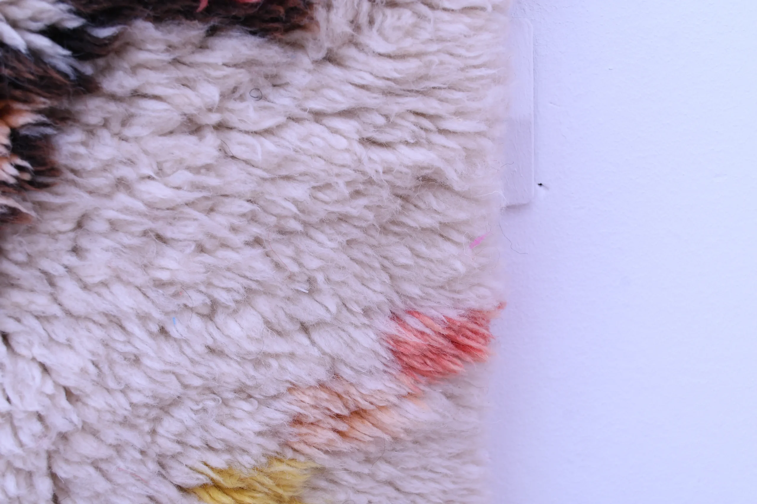 Luxurious Moroccan Beni Ourain Wool Rug 220x300cm - Handcrafted Geometric Design - Image 9